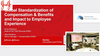 Global Standardization of Compensation and Benefits and Its Impact on Employee Experience 