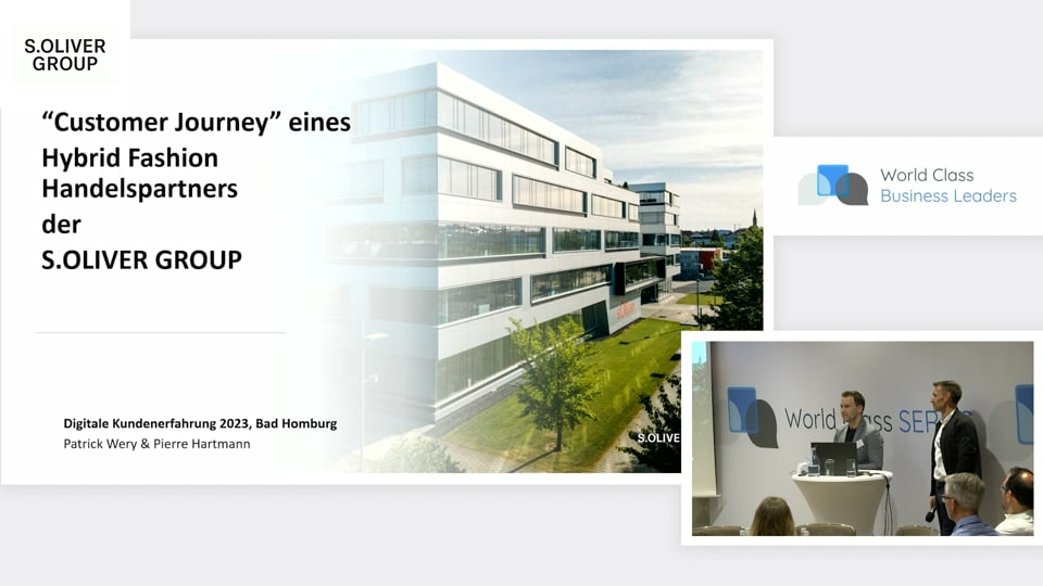 Customer Journey eines Hybrid Fashion Handelspartners der s.Oliver Group