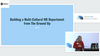 Building a Multi-Cultural HR Department from The Ground Up