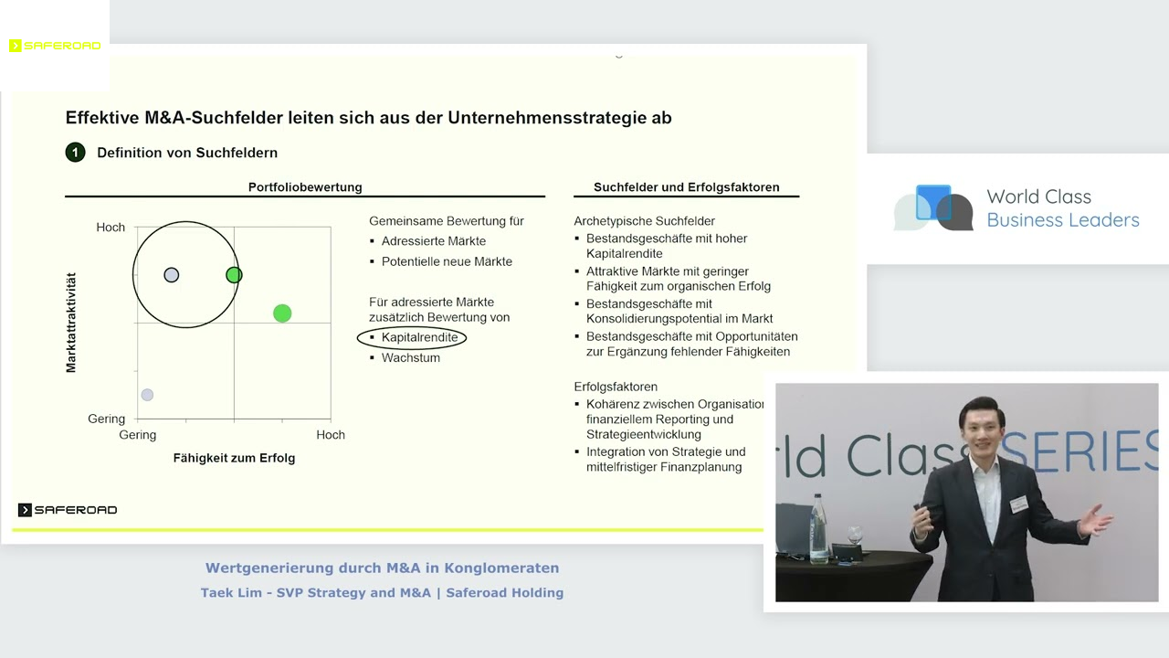 Wertgenerierung durch M&A in Konglomeraten