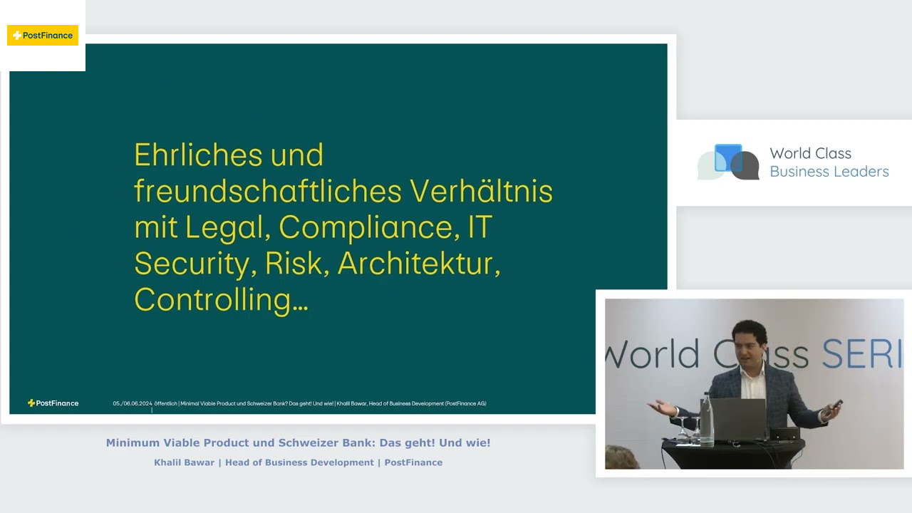Minimum Viable Product und Schweizer Bank: Das geht! Und wie!