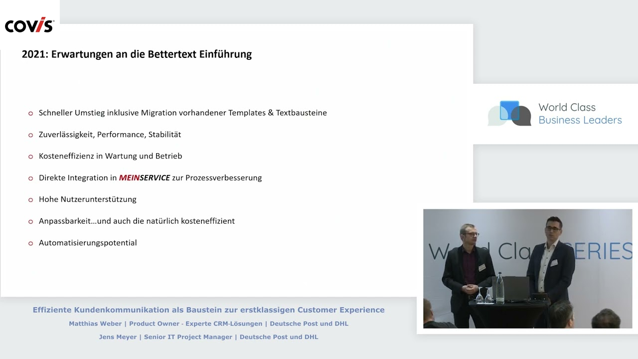 Effiziente Kundenkommunikation als Baustein zur erstklassigen Customer Experience