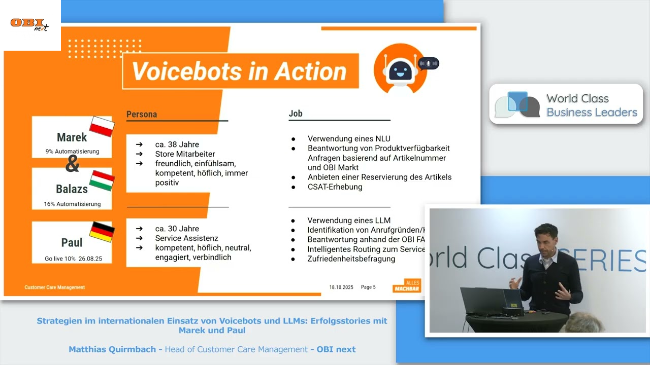 Strategien im internationalen Einsatz von Voicebots und LLMs: Erfolgsstories mit Marek und Paul
