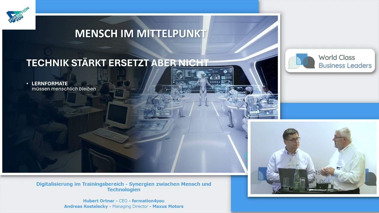 Digitalisierung im Trainingsbereich - Synergien zwischen Mensch und Technologien