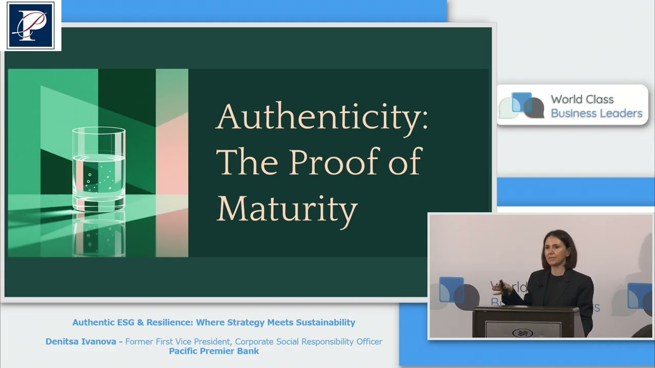 Authentic ESG & Resilience: Where Strategy Meets Sustainability