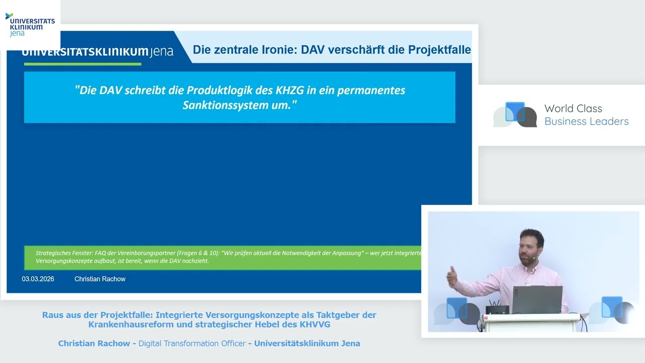 Raus aus der Projektfalle: Integrierte Versorgungskonzepte als Taktgeber der Krankenhausreform und strategischer Hebel des KHVVG