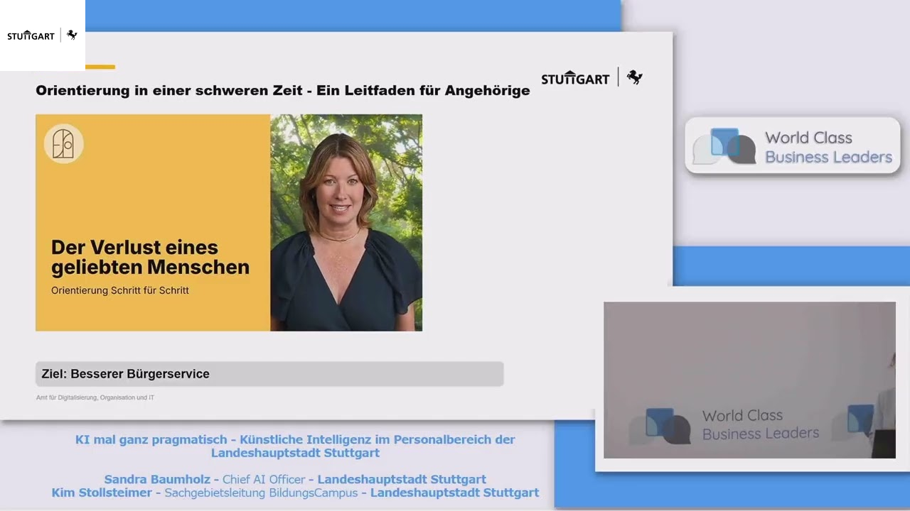 KI mal ganz pragmatisch - Künstliche Intelligenz im Personalbereich der Landeshauptstadt Stuttgart